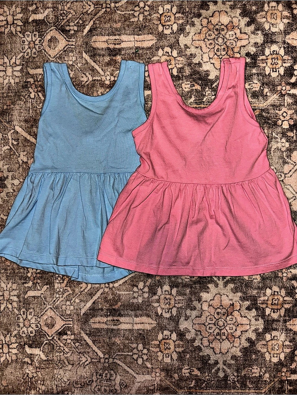 baby GAP Girls Cotton Dresses Blue & Pink Size 4T